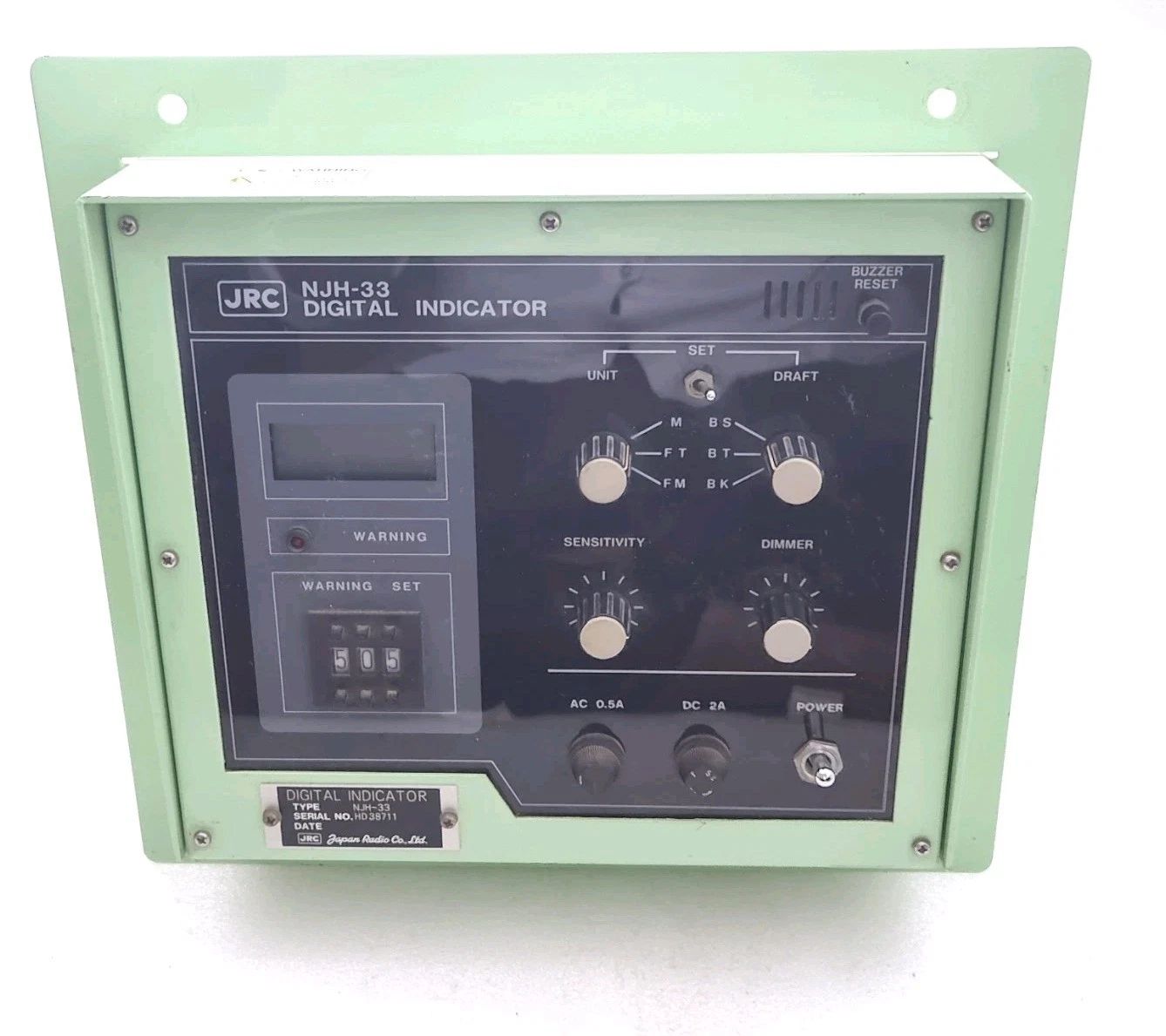 JRC Japan Radio NJH-33 Digital Indicator NJH33